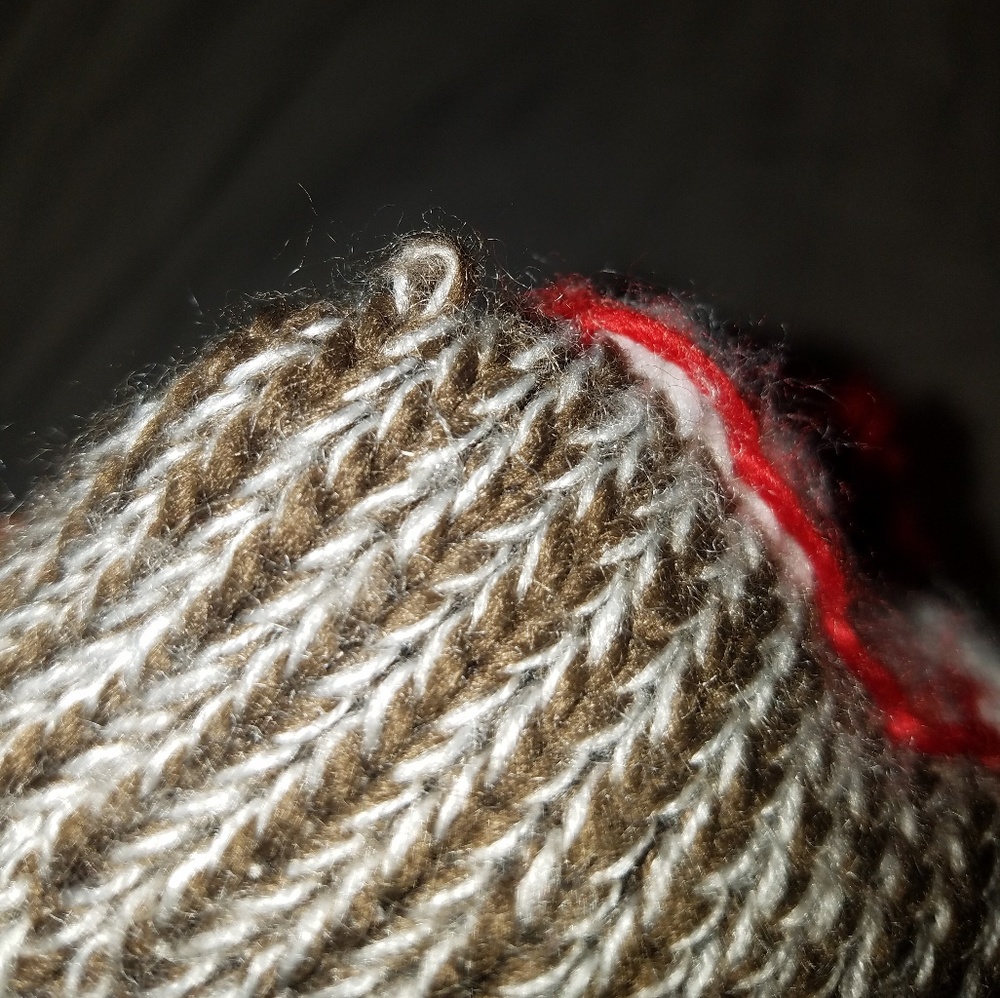 Sock Monkey hat - Picture 3 of 4